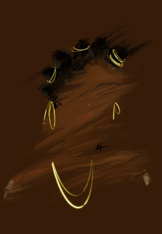 LUMI (DISTORTED) POSTER PRINT