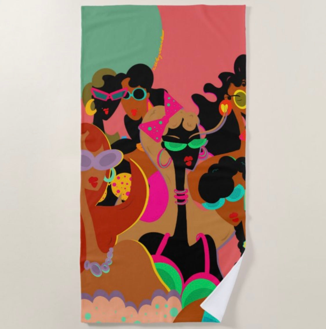 THE GIRLS TRIP BEACH TOWEL
